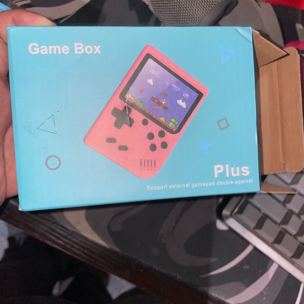 Pink Handheld Retro Game Console - Game Box Plus